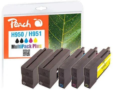 Peach  Combi Pack Plus compatible avec
 No. 950*2, No. 951, CN049A*2, CN050A, CN051A, CN052A HP OfficeJet Pro 251 dw
