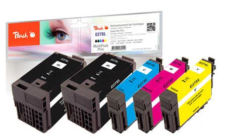 Peach  Multipack Plus compatible avec
 T2716, No. 27XL, C13T27164010 Epson WorkForce WF-3600 Series