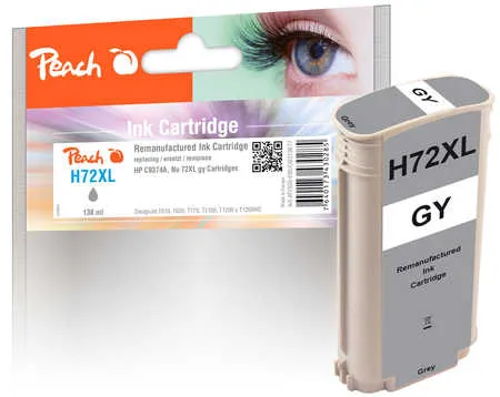 Peach  cartouche d'encre gris compatible avec HP DesignJet T 1200 PS