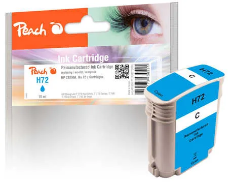 Peach  cartouche d'encre cyan compatible avec HP DesignJet T 1200 PS