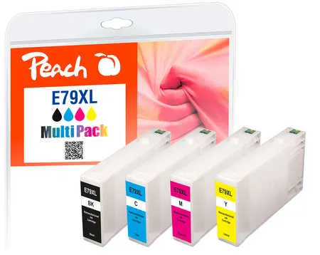 Peach  Multi Pack, HY compatible avec
 No. 79XL, C13T79054010 Epson WorkForce Pro WF-4630 DWF
