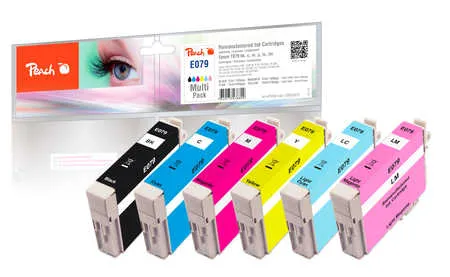 Peach  Multi Pack, compatible avec
 T079 Epson Stylus Photo 1400