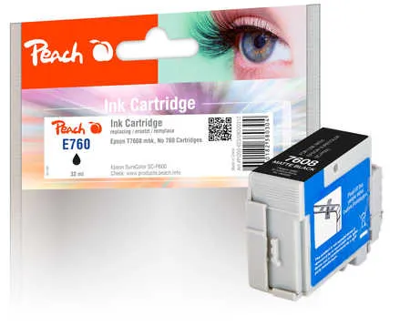 Peach Cartouche d'encre  noir mat, compatible avec Epson SureColor SCP 600