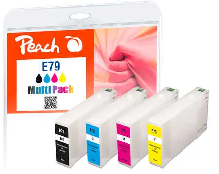 Peach  Multi Pack, compatible avec
 No. 79, C13T79154010 Epson WorkForce Pro WF-4630 DWF