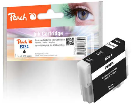Peach  cartouche d'encre photo noire, compatible avec
 T3241PBK, C13T32414010 Epson SureColor SCP 400