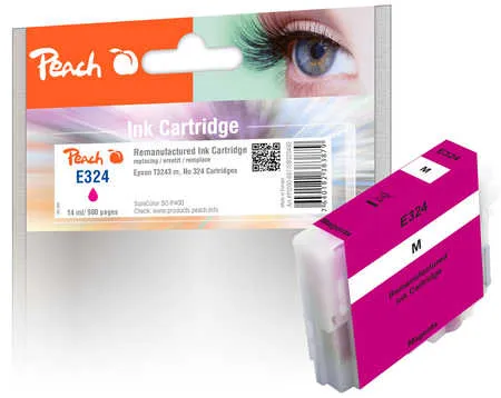 Peach Cartouche d'encre  magenta, compatible avec
 T3243M, C13T32434010 Epson SureColor SCP 400