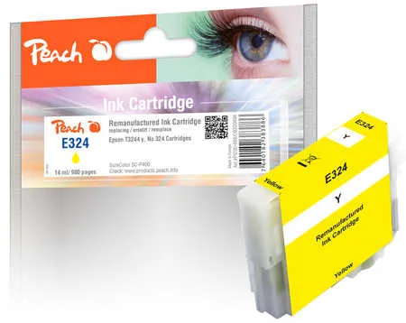 Peach Cartouche d'encre  jaune, compatible avec
 T3244Y, C13T32444010 Epson SureColor SCP 400
