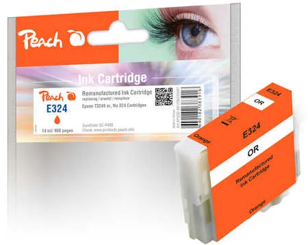 Peach  Ink Cartridge orange, compatible with
 T3249O, C13T32494010 Epson SureColor SCP 400
