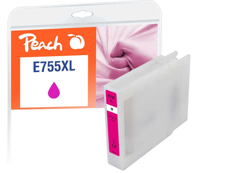 Peach  XL cartouche d'encre magenta, compatible avec
 T7553M, C13T755340 Epson WorkForce Pro WF-8590 TC