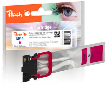 Peach  cartouche d'encre magenta compatible avec
 T9443, No. 944M, C13T944340 Epson WorkForce WFC 5200 Series