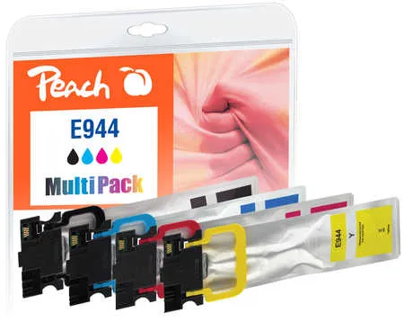 Peach  Multipack compatible avec
 No. 944, T9441, T9442, T9443, T9444 Epson WorkForce WFC 5200 Series
