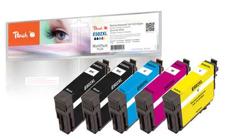 Peach Multipack Plus  compatible avec
 No. 502XL Epson Expression Home XP-5100