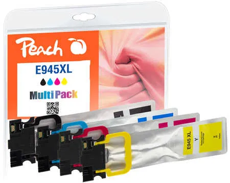 Peach  Multi Pack, HY compatible avec
 No. 945XL, T9451, T9452, T9453, T9454 Epson WorkForce WFC 5200 Series