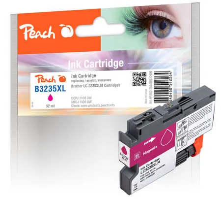 Peach Cartouche d'encre  magenta, compatible avec Brother DCPJ 1100 DW