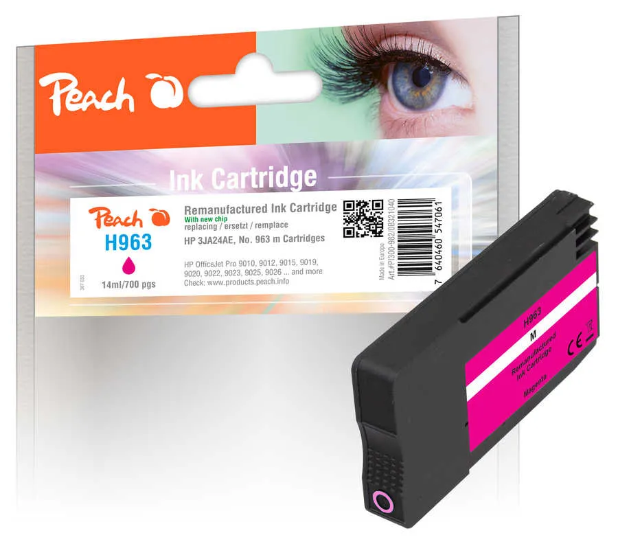 Peach  cartouche d'encre magenta compatible avec HP OfficeJet Pro 9016