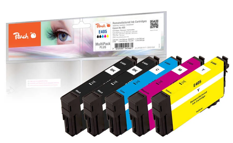 Peach  Multipack Plus, compatible avec
 No. 405 Epson WorkForce Pro WF-4800 Series