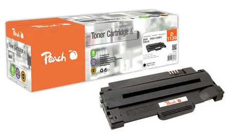 Peach  Toner Module noire, compatible avec
 1130XLBK, 7H53W, 593-10961 Dell sans-designation 1135 n