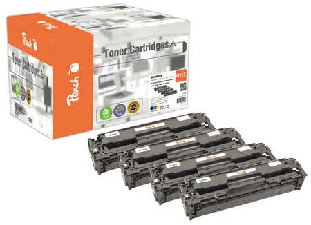 Peach Multipack , compatible avec
 No. 312X, CF380X, CF381A, CF382A, CF383A HP Color LaserJet Pro MFP M 476 dn