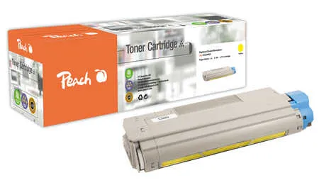 Peach  Toner Module jaune, compatible avec
 43381905 OKI C 5600