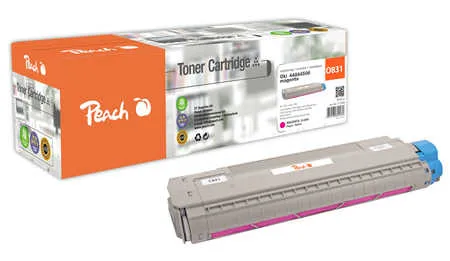 Peach  Toner Module magenta, compatible avec
 44844506 OKI C 831 DM