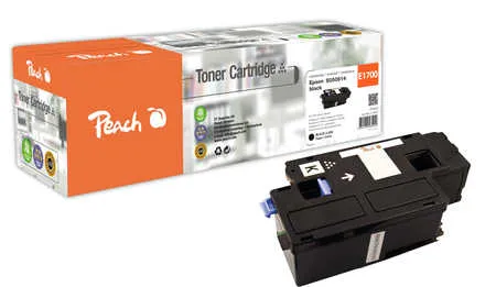Peach  Toner Module noire, compatible avec
 CX17BK, C13S050614 Epson Aculaser CX 17 NF