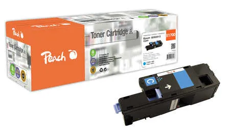 Peach  Toner Module cyan, compatible avec
 CX17C, C13S050613 Epson Aculaser CX 17 NF