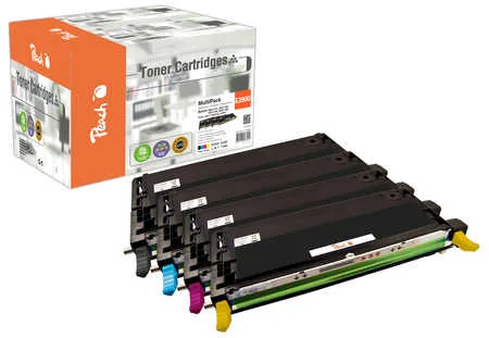 Peach Multipack , compatible avec
 C13S051158-61 Epson Aculaser C 2800 DTN