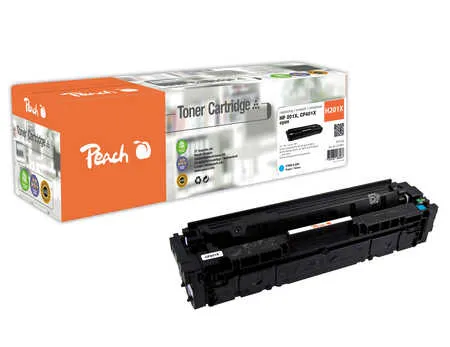 Peach  Toner Module cyan, compatible avec
 No. 201X C, CF401X HP Color LaserJet Pro M 252 n