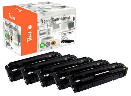 Peach Multipack Plus  compatible avec
 No. 201X, CF400X*2, CF401X, CF402X, CF403X HP Color LaserJet Pro M 252 n