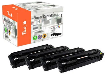 Peach Multipack , compatible avec
 No. 201A, CF400A, CF401A, CF402A, CF403A HP Color LaserJet Pro M 252 n