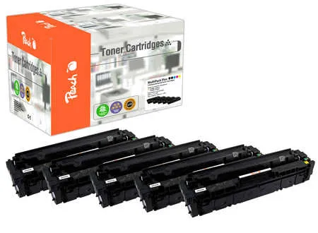 Peach Multipack Plus  compatible avec
 No. 201A, CF400A*2, CF401A, CF402A, CF403A HP Color LaserJet Pro M 252 n