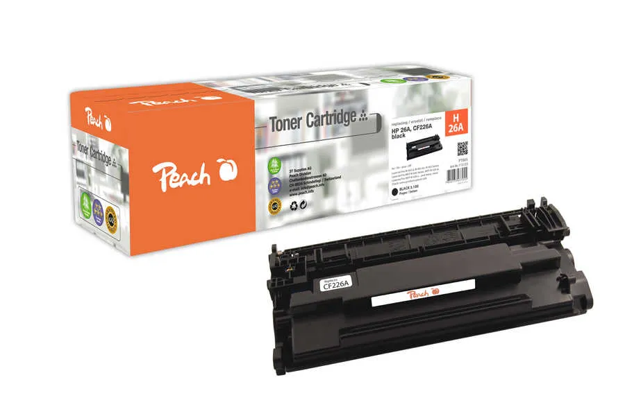 Peach  Toner Module noire, compatible avec
 No. 26X, CF226X HP LaserJet Pro MFP M 426 dn