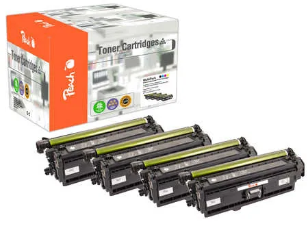 Peach Multipack , compatible avec
 No. 508X, CF360X, CF361X, CF362X, CF363X HP Color LaserJet Enterprise MFP M 577 dn