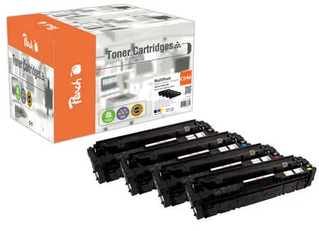 Peach Multipack , compatible avec
 CRG-046, 1250C002, 1249C002, 1248C002, 1247C002 Canon iSENSYS MF 731 Cdw