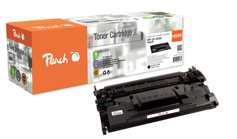 Peach  Toner Module noire, compatible avec
 No. 59A, CF259A HP LaserJet Pro M 305 d