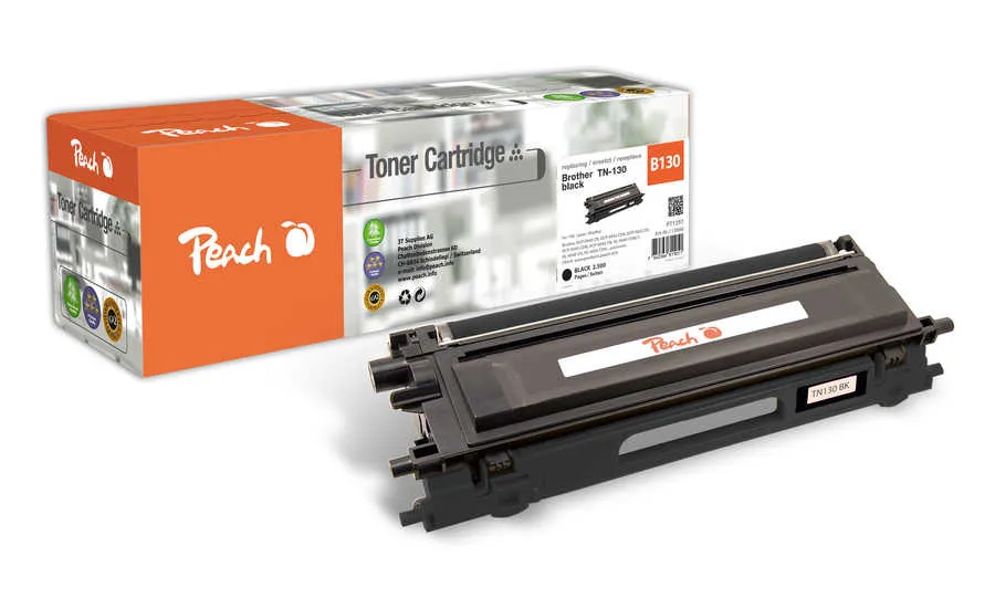 Peach  Toner Module noire, compatible avec
 TN-130BK Brother HL-4070 CDW