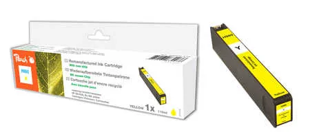 Peach  cartouche d'encre jaune compatible avec
 No. 980 y, D8J09A HP OfficeJet Enterprise Color Flow X 585 z MFP