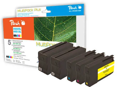 Peach  Combi Pack Plus compatible avec
 No. 950XL, No. 951XL, CN045E*2, CN046E, CN047E, CN048E HP OfficeJet Pro 251 dw
