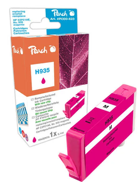 Peach  cartouche d'encre magenta compatible avec
 No. 935 m, C2P21A HP OfficeJet 6820