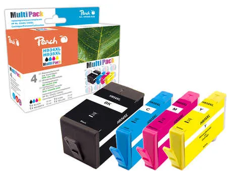 Peach  Combi Pack compatible avec
 No. 934XL, No. 935XL, C2P23A, C2P24A, C2P25A, C2P26A HP OfficeJet 6820