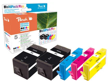 Peach  Combi Pack Plus compatible avec
 No. 934XL, No. 935XL, C2P23A, C2P24A, C2P25A, C2P26A HP OfficeJet 6820
