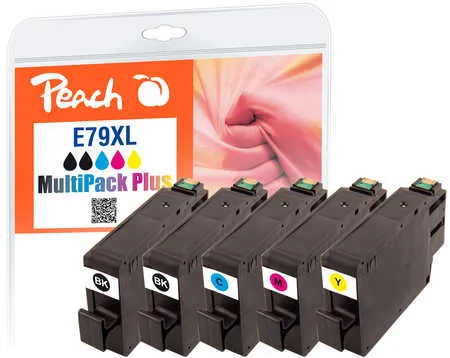 Peach  Multi Pack Plus, HY compatible avec
 No. 79XL, C13T79054010 Epson WorkForce Pro WF-4630 DWF