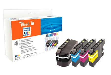 Peach Multipack , compatible avec
 LC-229XLVALBP Brother MFCJ 5320 DW
