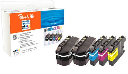 Peach Multipack Plus  compatible avec
 LC-229XLVALBP Brother MFCJ 5320 DW
