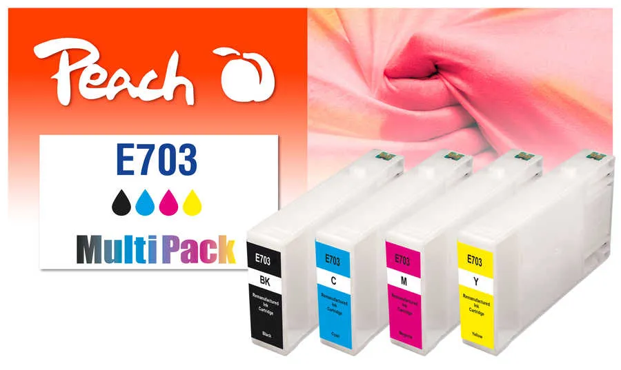 Peach  Multi Pack, compatible avec
 T7035, C13T70354010 Epson WorkForce Pro WP-4520