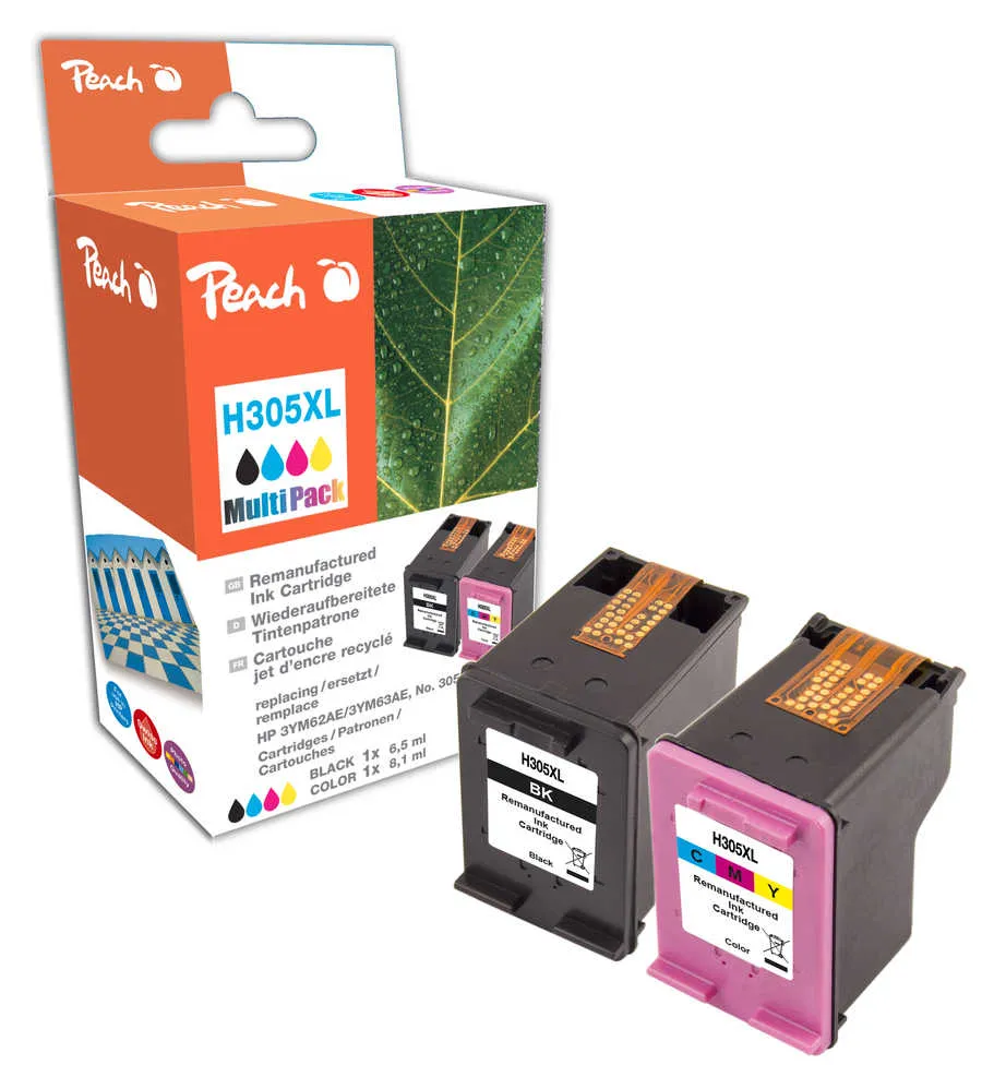 Peach  Multipack compatible avec
 No. 305XL, 6ZA94AE HP DeskJet 2722