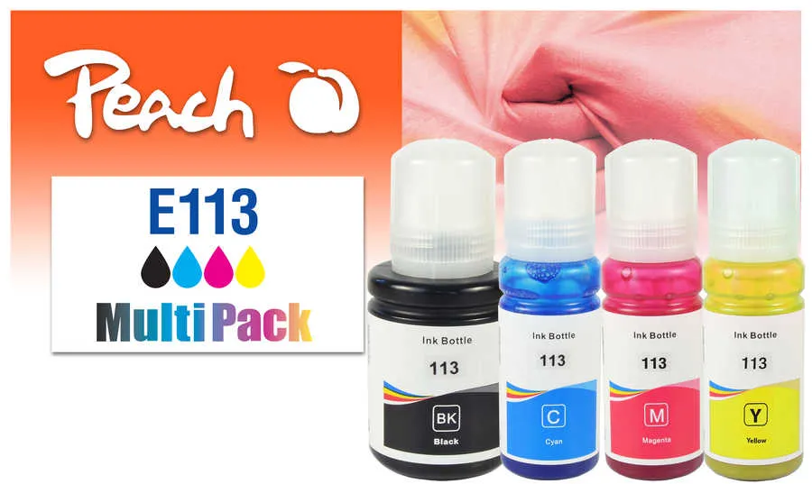 Peach  Multi Pack, compatible avec
 No. 113, T06B1, T06B2, T06B3, T06B4 Epson EcoTank Pro ET-5150