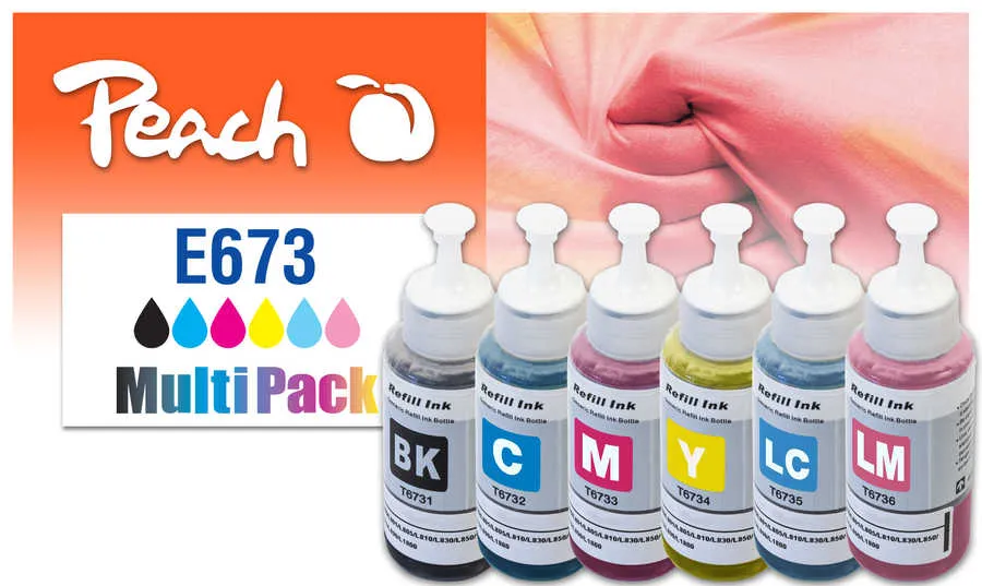 Peach  Multi Pack, compatible avec Epson EcoTank L 810
