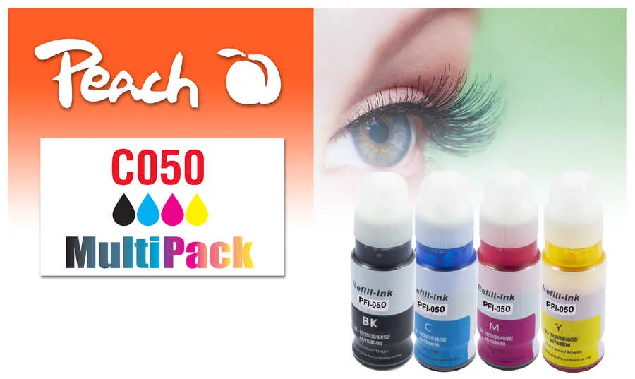 Peach  Multi Pack, compatible avec Canon Pixma G 2560
