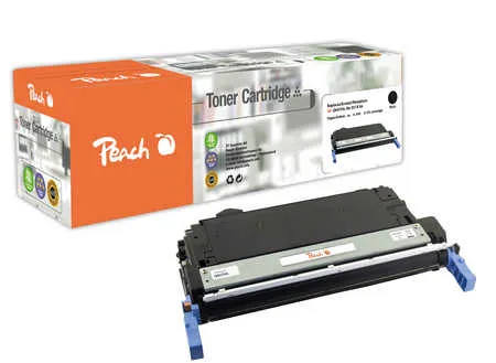 Peach  Toner Module noire, compatible avec
 No. 501A BK, Q6470A HP Color LaserJet 3800 DTN